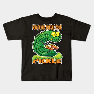 Whatever Tickles your Pickle Male Kids T-Shirt